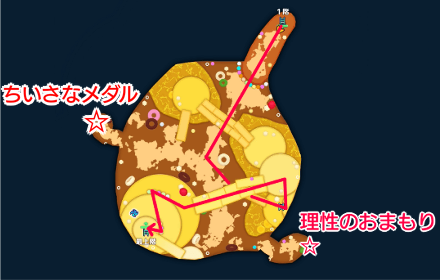 パンケーキ山の洞窟2階