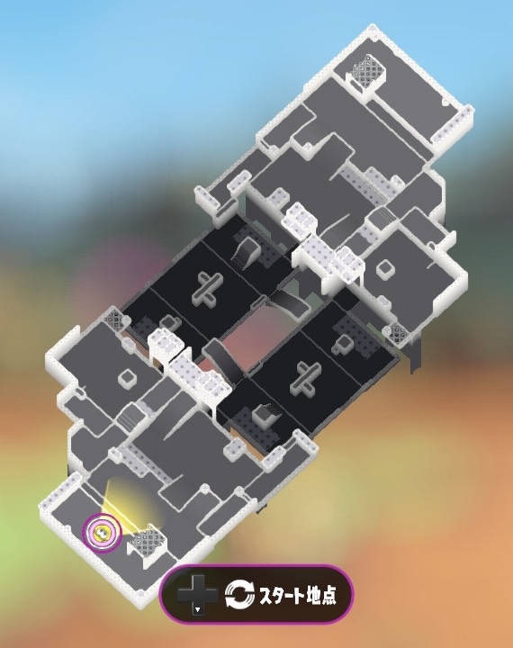 ネギトロ炭鉱のナワバリバトルマップ