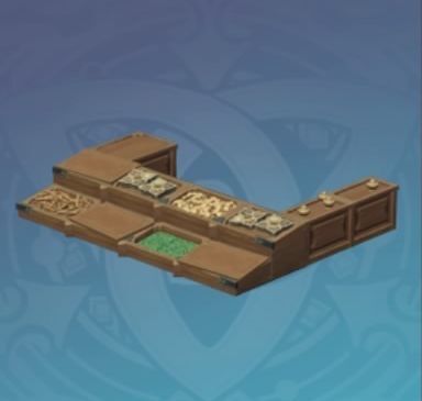 業果の雑貨売り場の画像