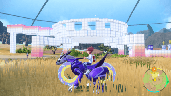 アカマツがいる場所のブロックがフライパンの形