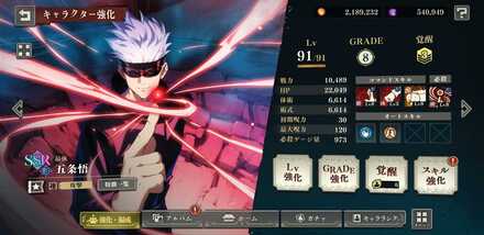 五条3凸Lv91GRADE8