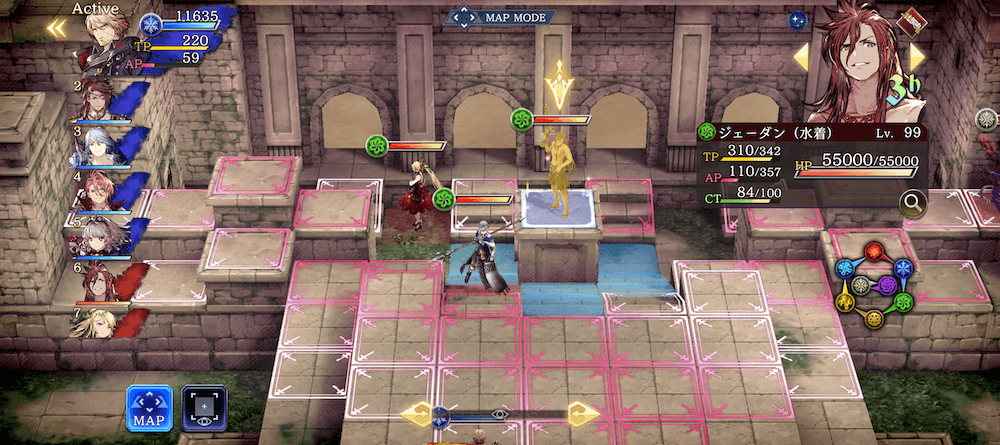 バーストコアの遺跡エリア6