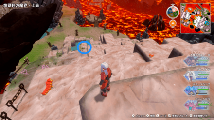 渡った先で降りずにタマゴを確認