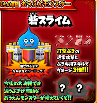 応援モンスターについて