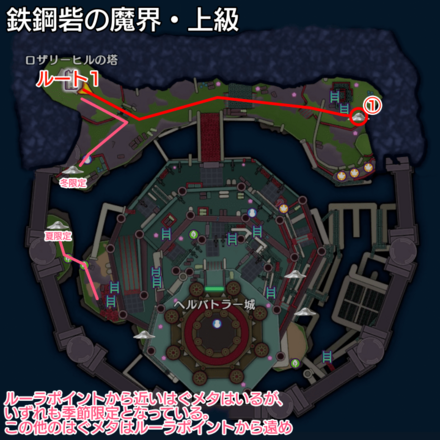 鉄鋼砦の魔界上級