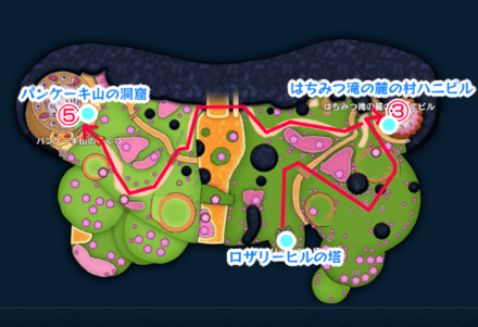 甘味楼の魔界初級の攻略チャート