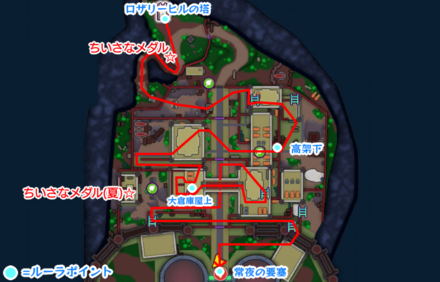 鉄鋼砦の魔界・中級の攻略チャート