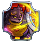 威嚇態勢の画像