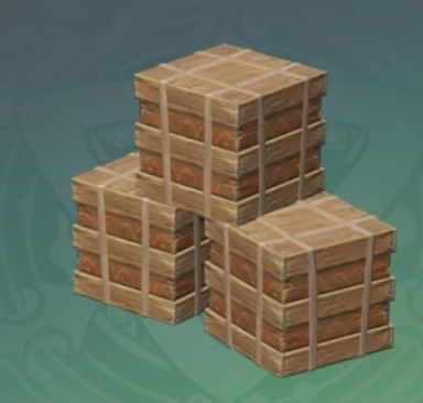 タマリスクの簡易貨物箱の画像