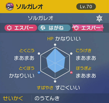 個体値は完全ランダム