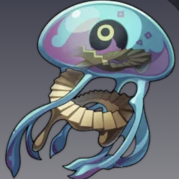 「階段の上のクラゲ」画像