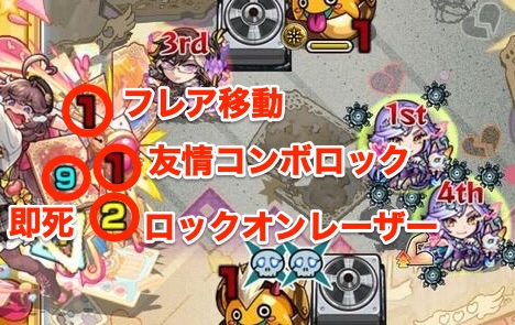 ラブ　ボス1＆3　攻撃パターン