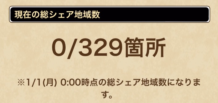 全ユーザーのシェアされた地域の合計で報酬が貰える