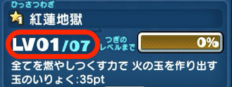 わざレベル　画像