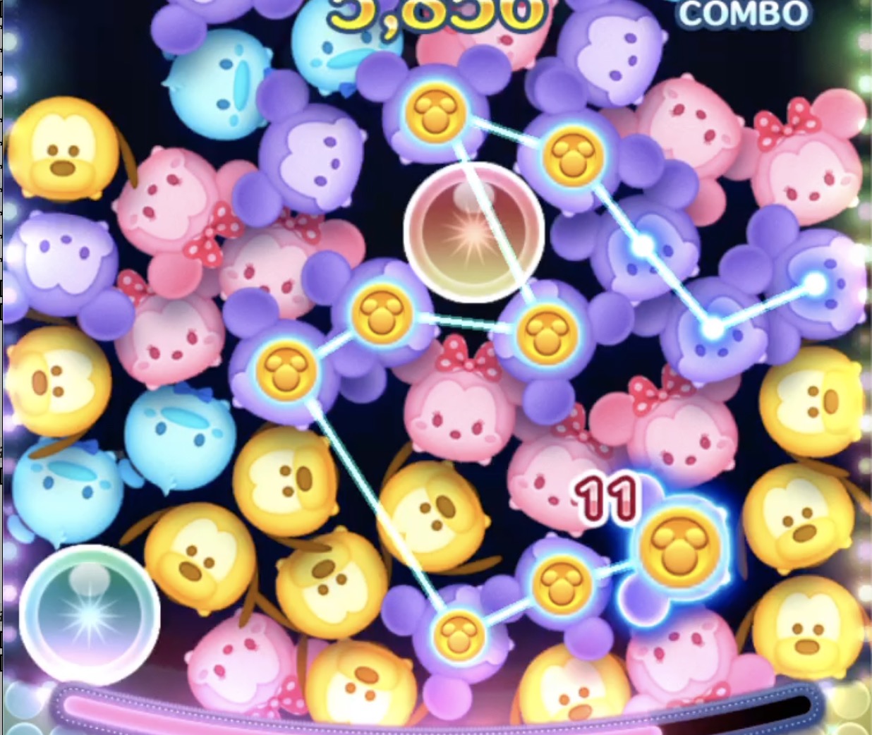 少しの間ツムを繋げやすくなる