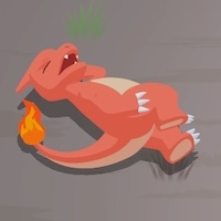 リザードの星3寝顔画像