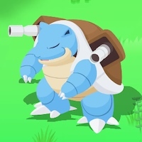 カメックスの星2寝顔画像