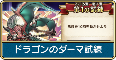 ドラゴンのダーマの試練