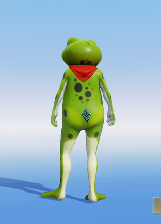 新緑のカエル画像