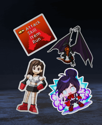 FFⅦ REBIRTH EVENT スーパーレアステッカーセット2の画像