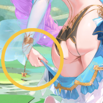 少女廻戦の郷音のタップする場所