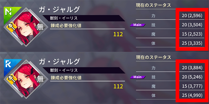 ユニット_レアリティ_メリット