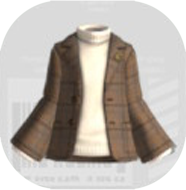 チェックテーラード画像