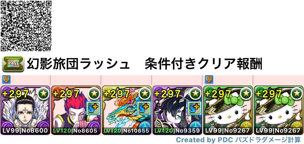 条件付きクリア報酬狙いクロロ