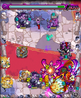 ボス戦第1ステージの画像