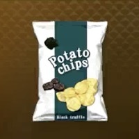 ポテトチップス黒トリュフ味画像