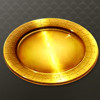 金の皿