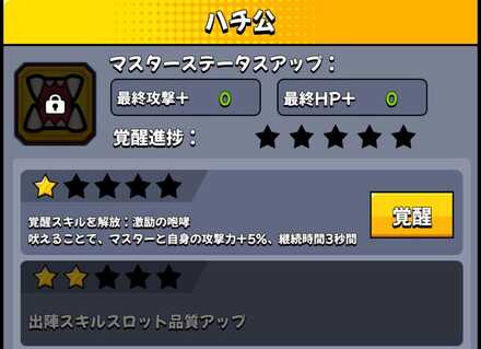 ペット自身の覚醒スキルが解放