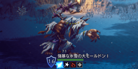 強暴な氷雪の大モールドンⅠ