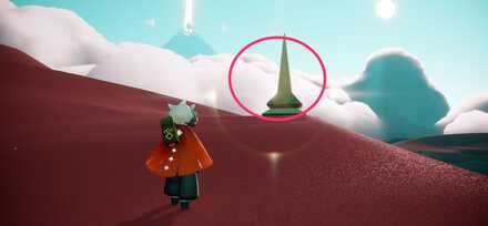 建物の頂上裏を目指す