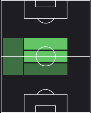 ヴィティーニャの適正ポジション