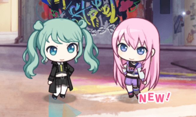 エリア会話の画面