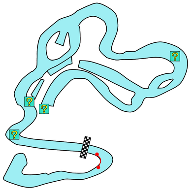 ホネホネさばくのコース画像