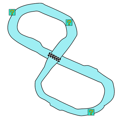 N64キノピオハイウェイのコース画像