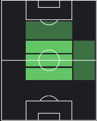 マッテオ・ペッシーナの適正ポジション