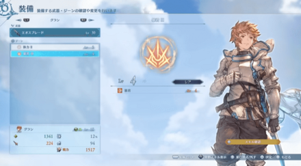 装備しているジーン