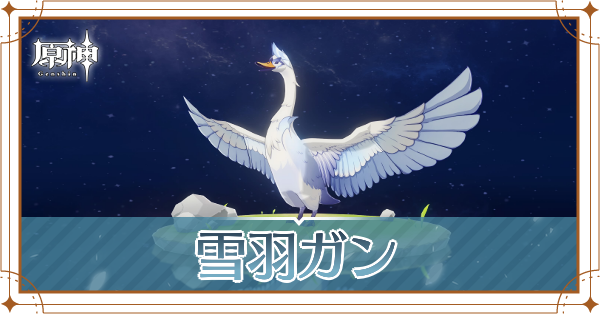 雪羽ガンの入手場所と使い道