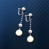 パールイヤリング画像