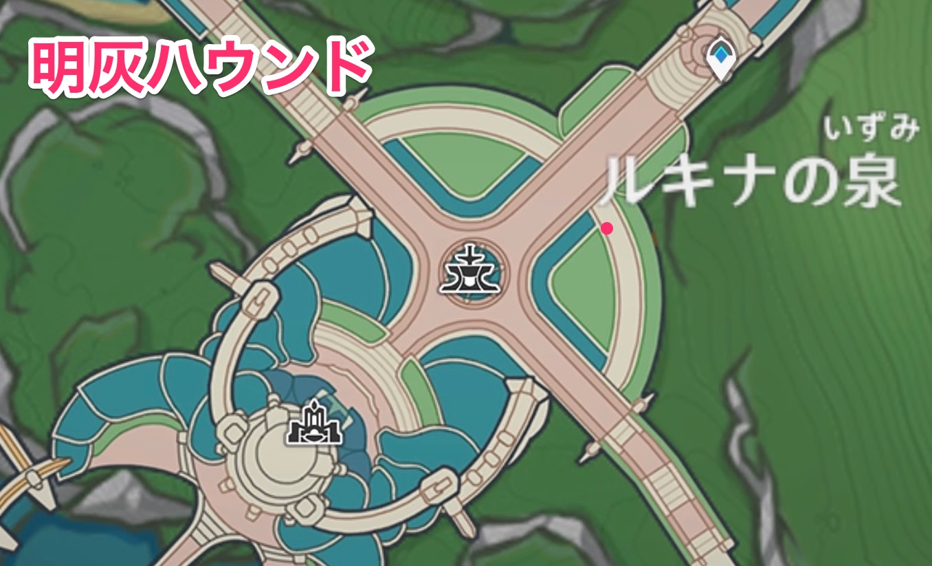 明灰ハウンドのマップ画像