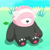 キテルグマの星1寝顔画像