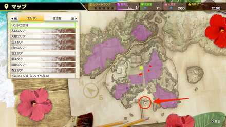 ドルフィンヌの場所マップ