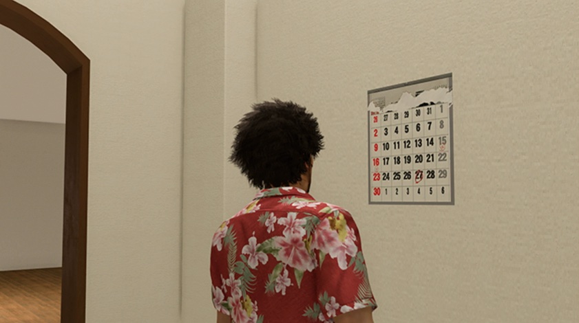 家のカレンダー