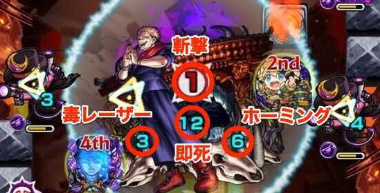 両面宿儺 攻撃パターン