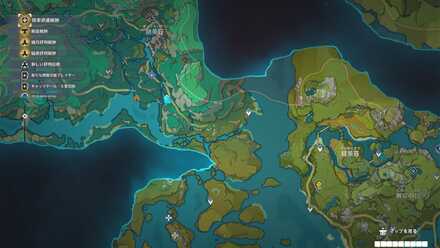 沈玉の祝福のマップ