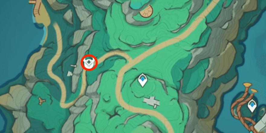 契約の砂の場所