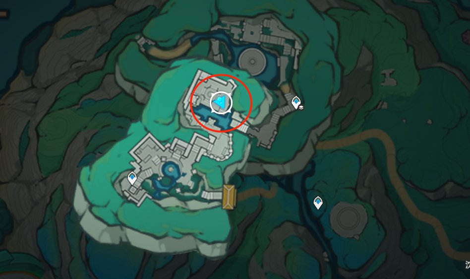 秘密の谷に潜む侠客の場所